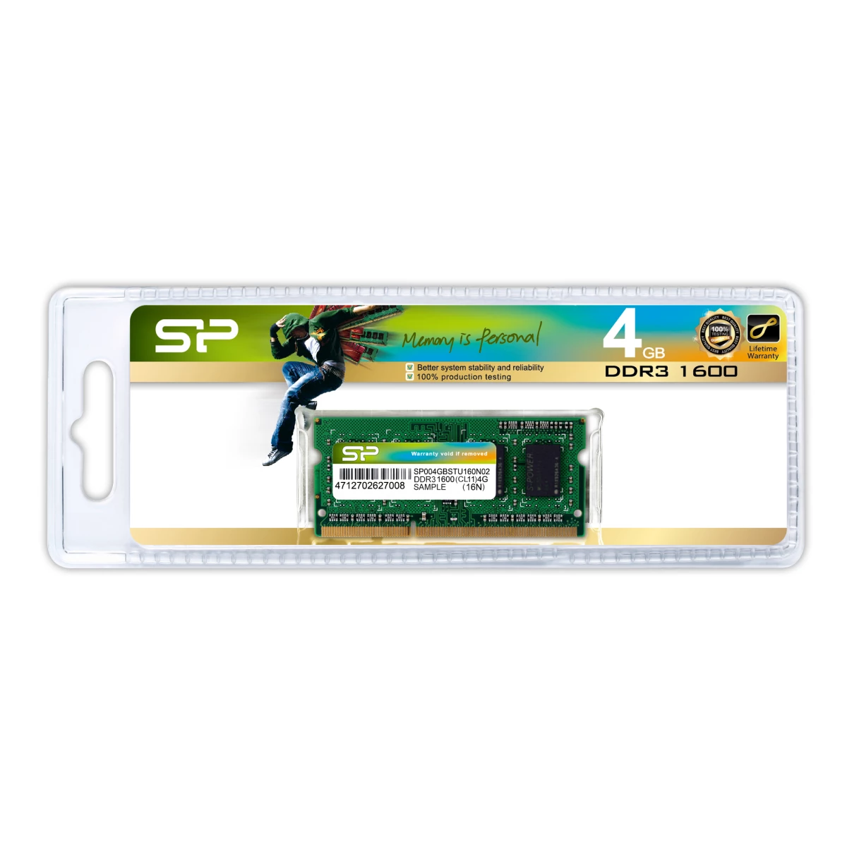 Thumbnail-Dimm SO SP 4GB DDR3 1600MHz CL11 1.5V