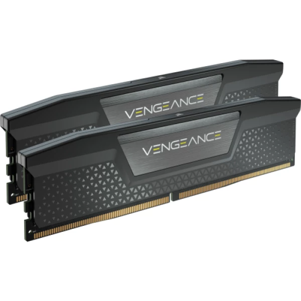 Thumbnail-DDR5, 6000MT/s 32GB 2x16GB DIMM, Unbuffered, 36-44-44-96, Std PMIC, XMP 3.0, VENGEANCE DDR5 Black Heatspreader, Black PCB, 1.4V