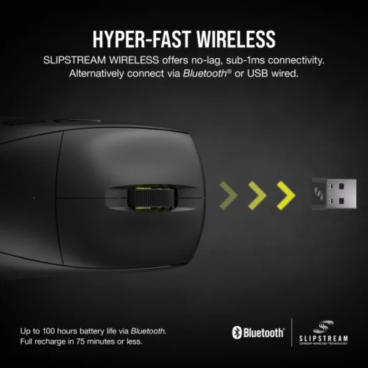 Galery – Mouse Corsair M75 Ambidestro Bluetooth Óptico 26000 DPI0