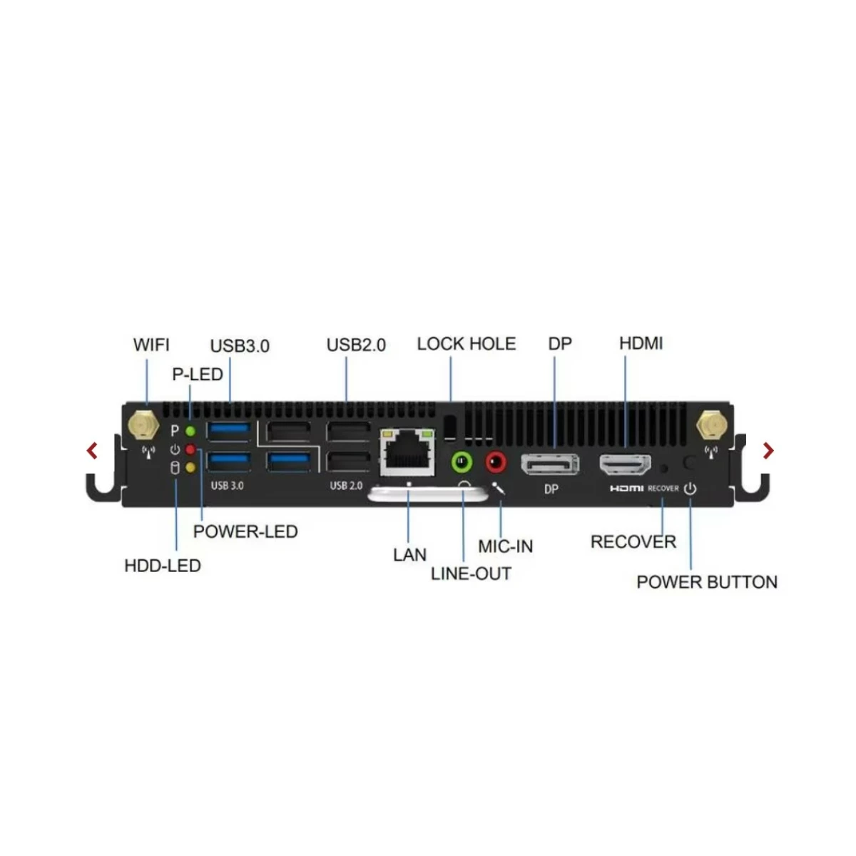 Galery – OPS,I5-10500,DDR4 8GB,128GB SSD,WINDOWS10 IOT ENTERPRISE SAC,195MM,180MM,30MM0