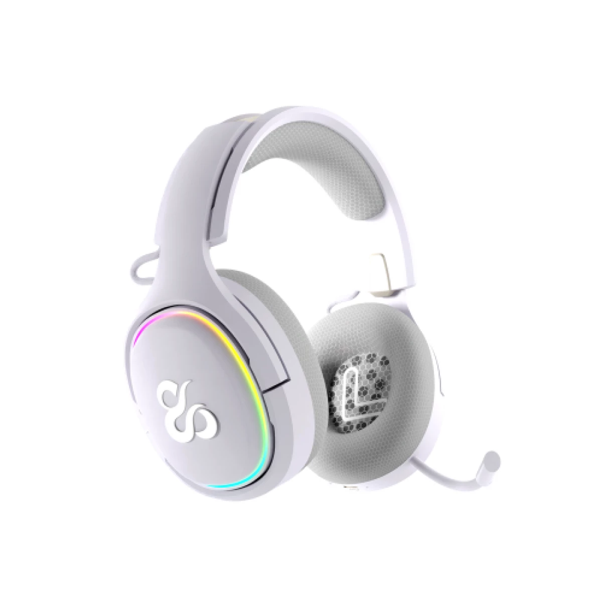 Galery – Newskill Gaming NS-HS-ATON-WH fone de ouvido e capacete Fones de ouvido sem fio e com fio Faixa de cabeça Juego USB Tipo C Bluetooth Branco0