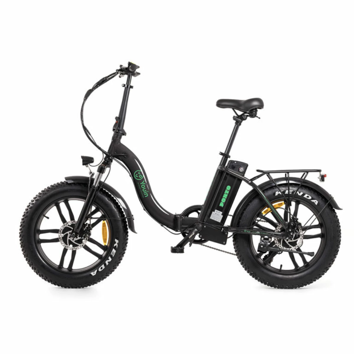 Galery – eBIKE PORTO – URBAN – FAT 20” x 4 – BASTÃO REMOVÍVEL – PRETO0