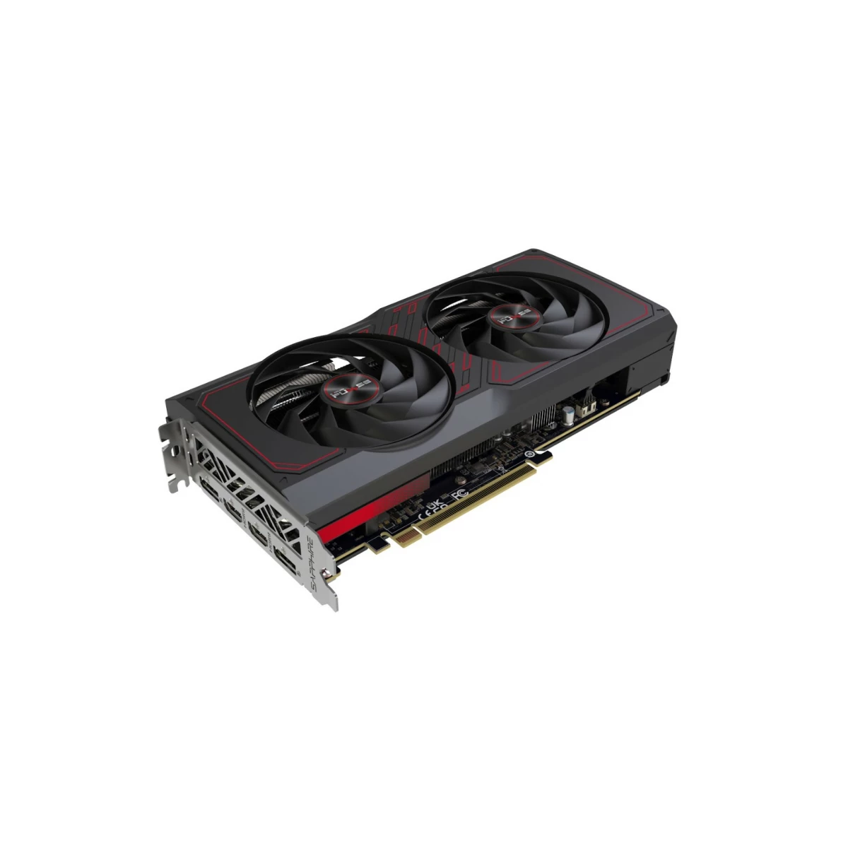 Galery – VGA SAPPHIRE PULSE RADEON RX 7600 XT GAMING OC 16GB,AMD,RX7600XT,16GB,GDDR6,128BIT,2HDMI+2DP (2 VENTILADORES)0