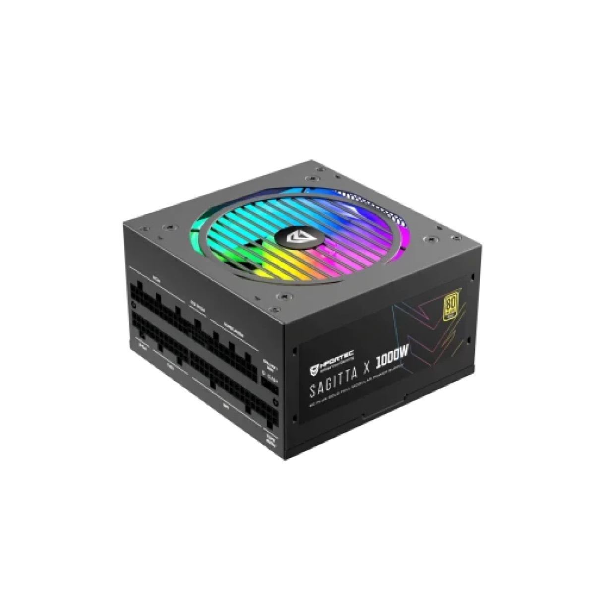 Galery – FONTE DE ALIMENTAÇÃO NFORTEC SAGITTA X 1000W. PCIE 5.0 80 PLUS GOLD MODULAR COMPLETO A-RGB0