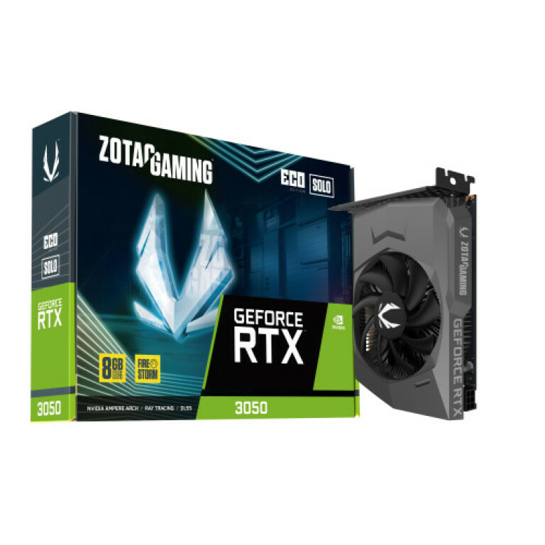 Thumbnail-Zotac GAMING GeForce RTX 3050 Eco Solo NVIDIA 8GB GDDR6