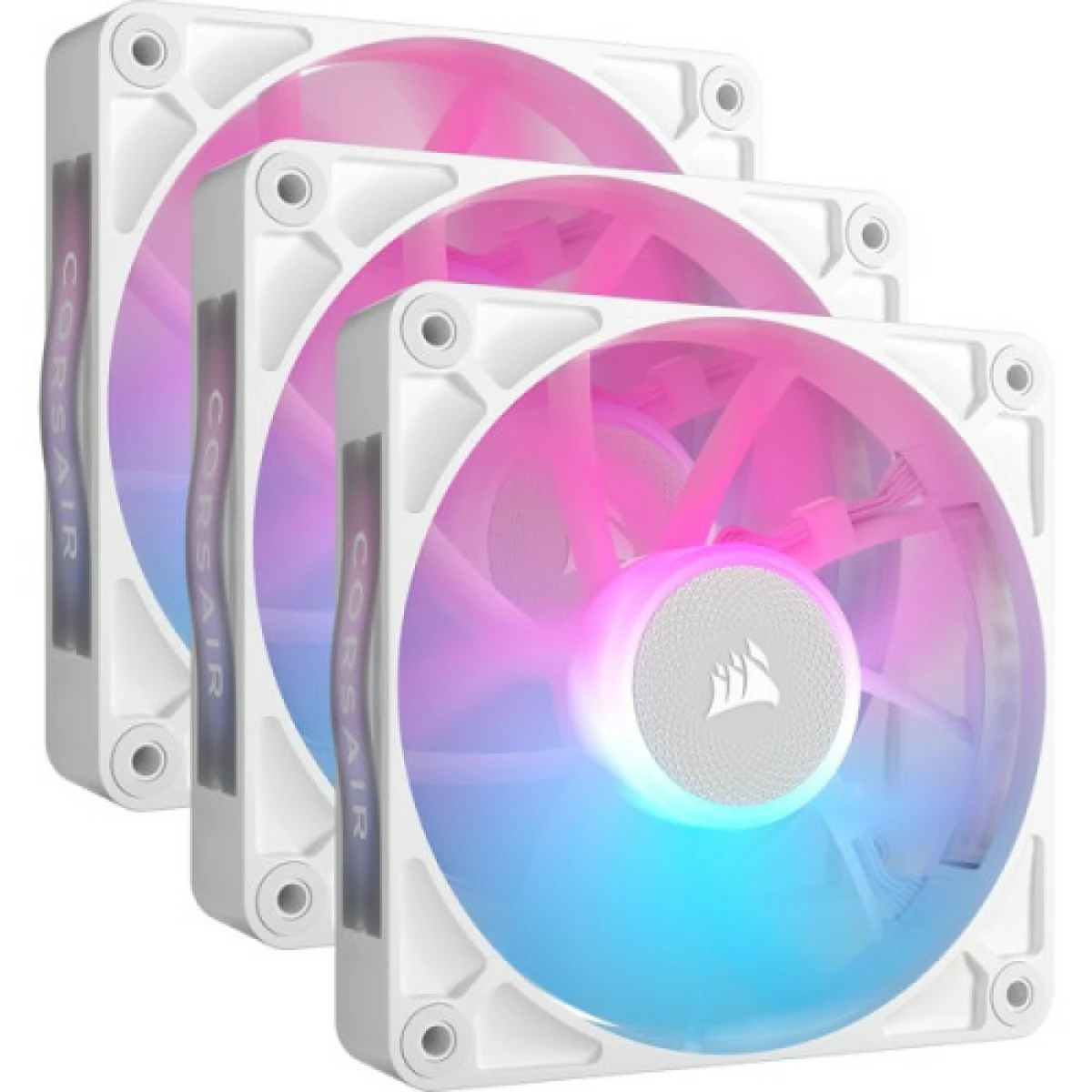 Thumbnail-CAIXA VENTILADOR CORSAIR RX RGB SÉRIE iCUE LINK RX120 RGB BRANCO TRIPLO PACK CO-9051022-WW