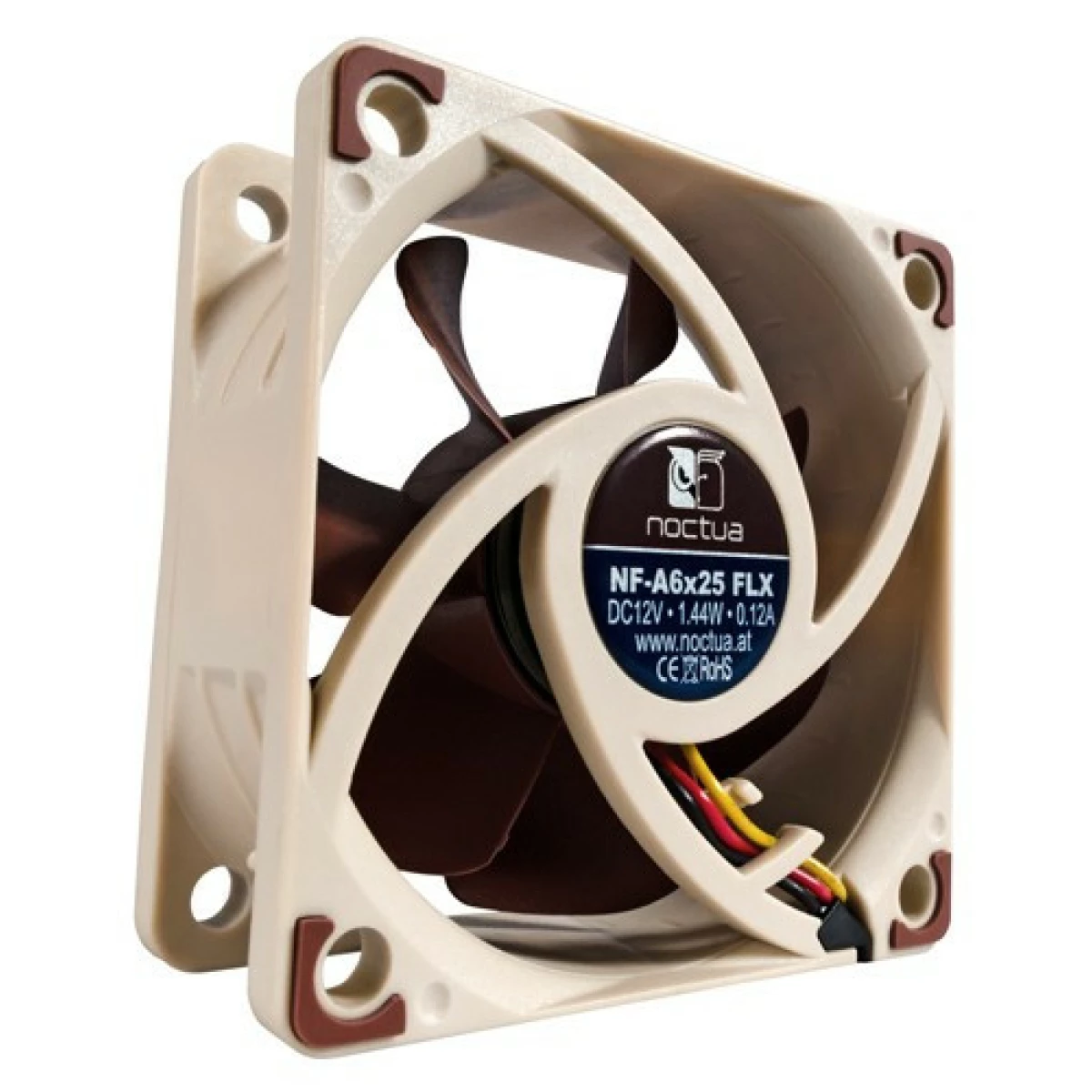 Galery – NOCTUA BOX FAN NF-A6X25 FLX, 60MM VENTILADOR, 60X60X25MM, 12V, 3000RPM/2400RPM/1600RPM, 19,3 DB(A), 29,2 M3/H, 2,18 MM H2O, 3 PINOS0