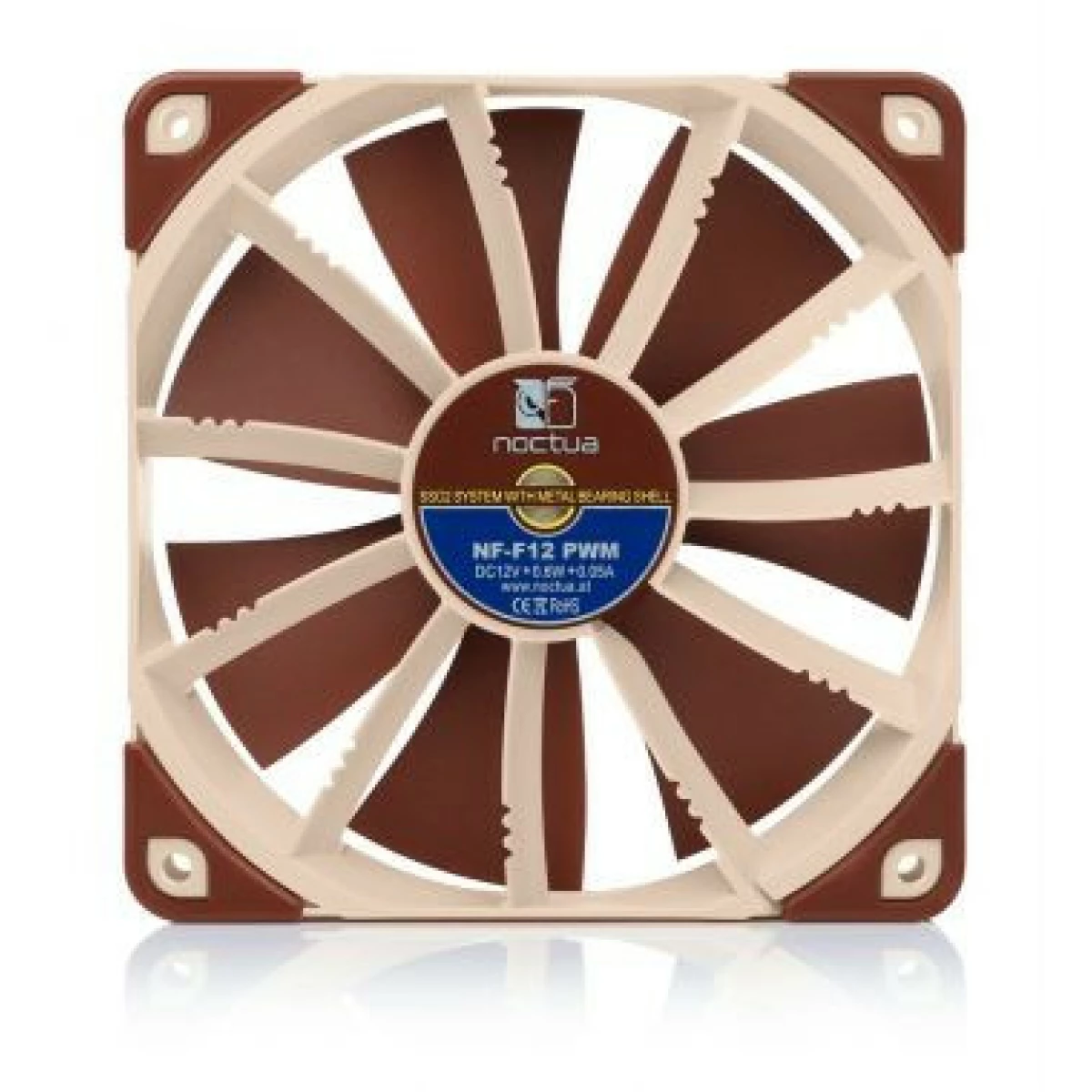 Galery – VENTILADOR DE CAIXA NOCTUA NF-F12PWM 300/1200/1500RPM, VENTILADOR DE 120MM, 120X120X25MM, 12V, 22,4 DB(A), 93,4 M3/H, 2,61 MM H2O, 4 PINOS0