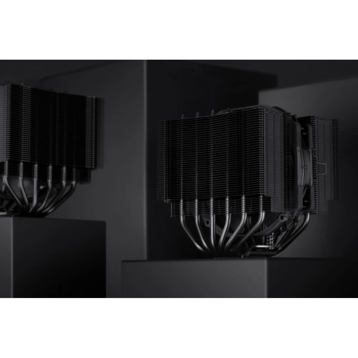 Galery – NOCTUA COOLER CPUNOCTUA NH-D15S CHROMAX.BLACK, 6 HEATPIPES DUAL TOWER, 1X NF-A15 140MM VENTILADOR PWM, LGA1851, LGA1700, LGA1200, LGA1151, AM5, AM40