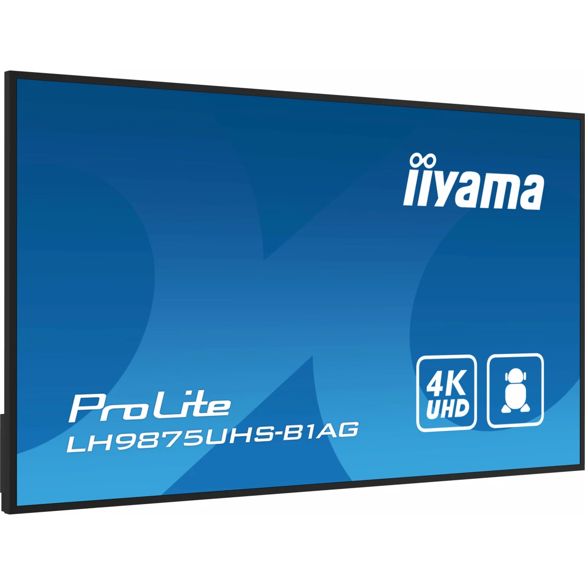 Galery – iiyama PROLITE Quadro digital 2,49 m (98″) LED Wi-Fi 500 cd/m² 4K Ultra HD Preto Processador built-in Android 11 24/70