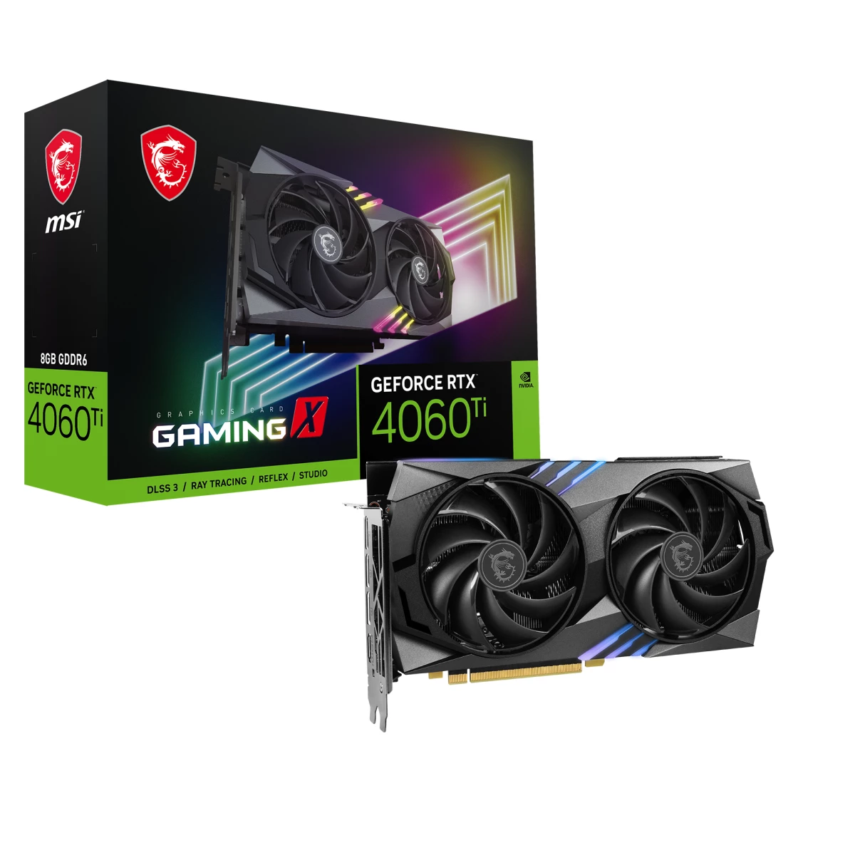 Galery – MSI GAMING GeForce RTX 4060 Ti X 8G NVIDIA 8 GB GDDR60