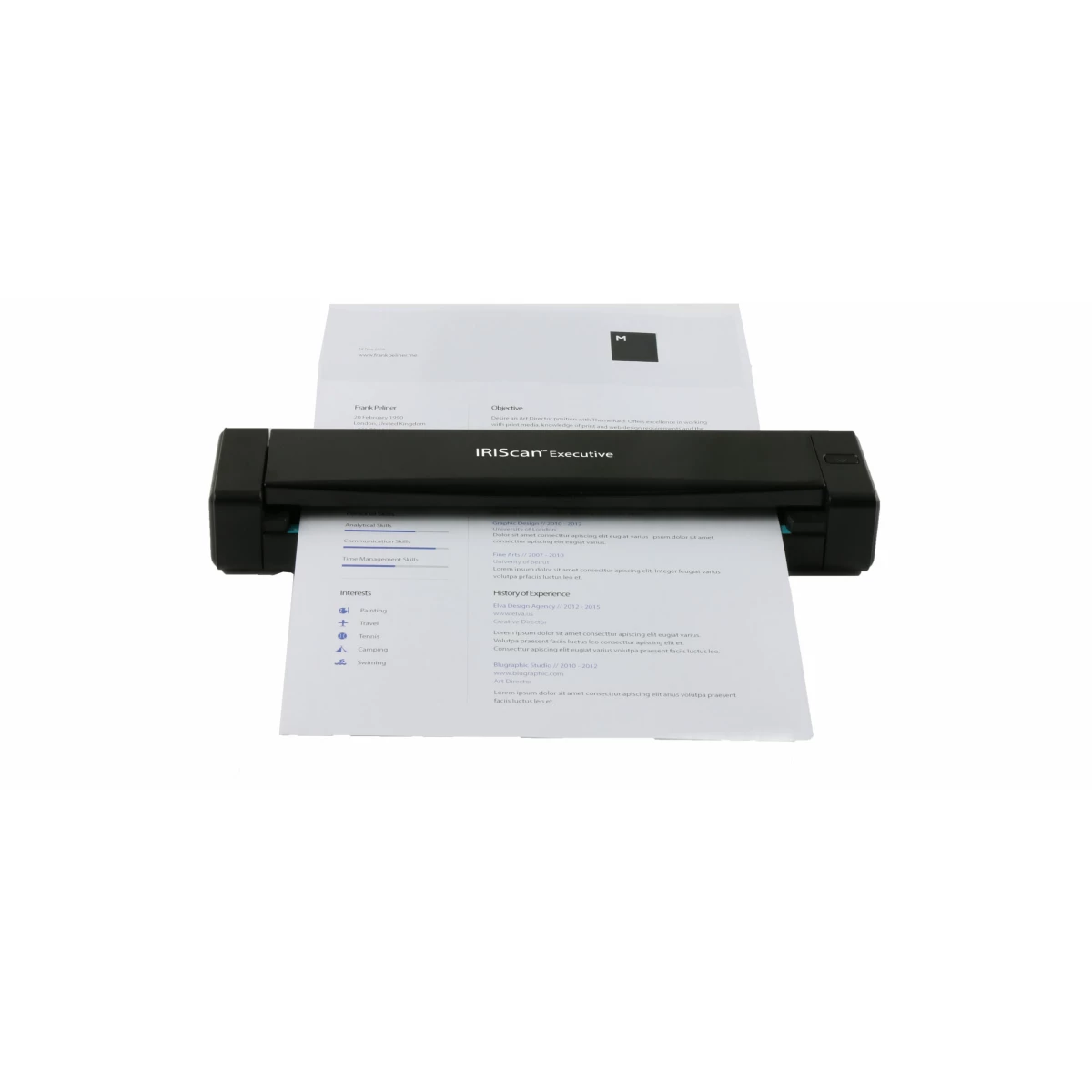 Galery – I.R.I.S. IRIScan Executive 4 Scanner com alimentação por folhas 600 x 600 DPI A4 Preto0