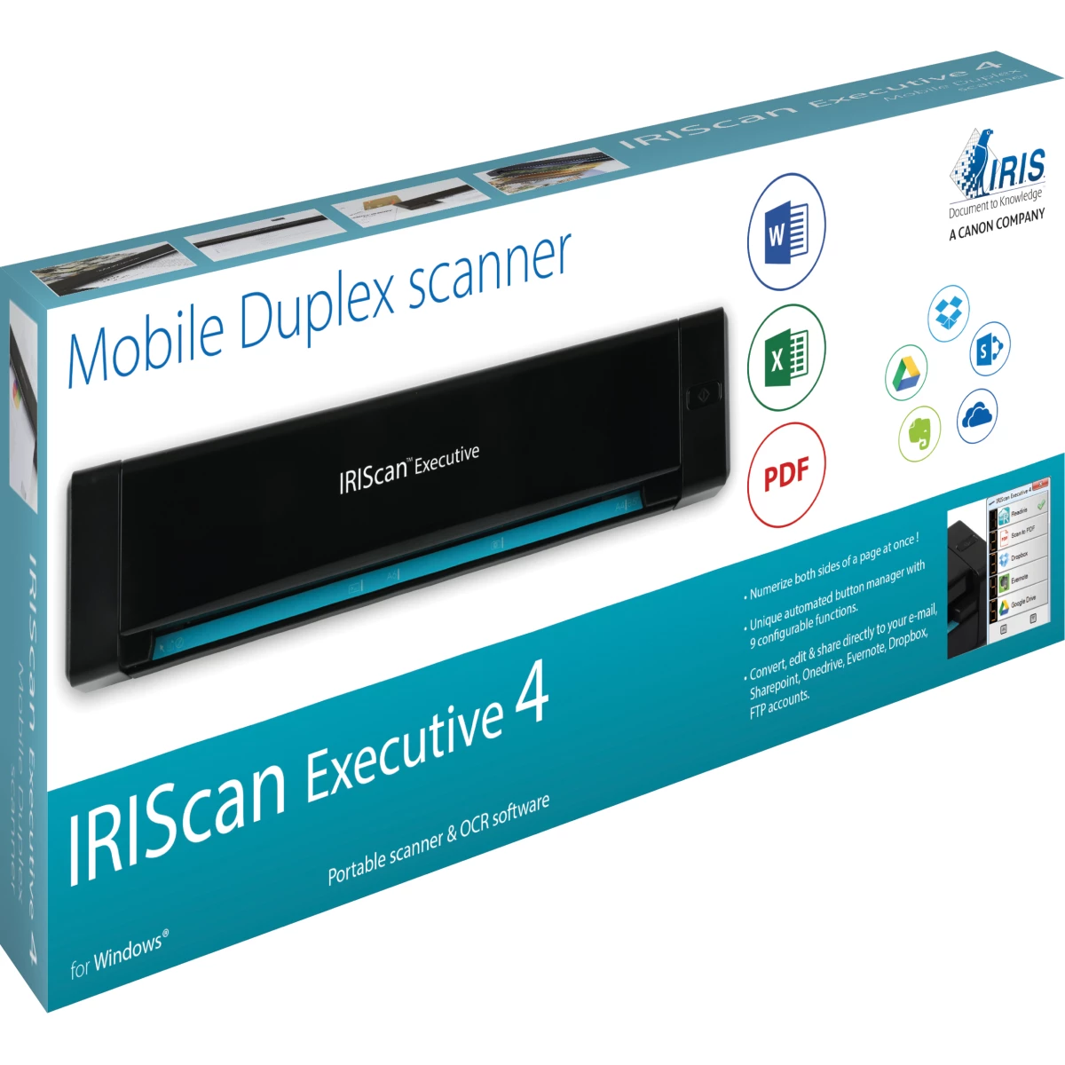 Galery – I.R.I.S. IRIScan Executive 4 Scanner com alimentação por folhas 600 x 600 DPI A4 Preto0