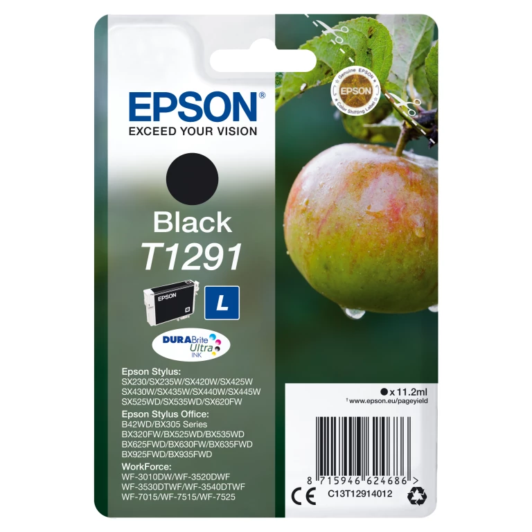 Thumbnail-Epson Apple T1291 tinteiro 1 unidade(s) Original Preto