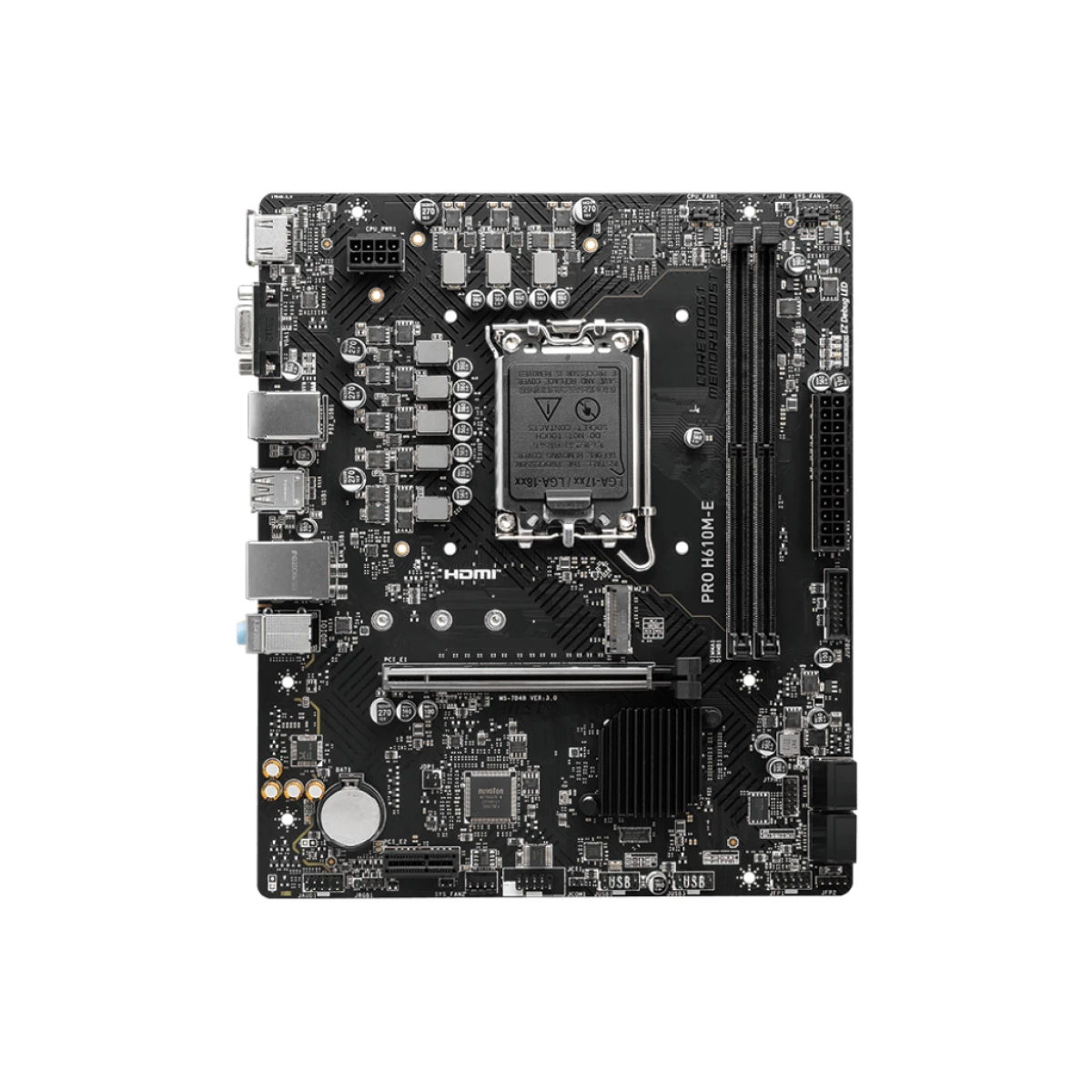 Galery – MSI PRO H610M-E motherboard Intel H610 LGA 1700 micro ATX0