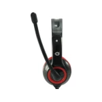 Galery – Conceptronic CCHATSTARU2R auscultador Auscultadores Com fios Fita de cabeça Chamadas/Música USB Type-A Vermelho0