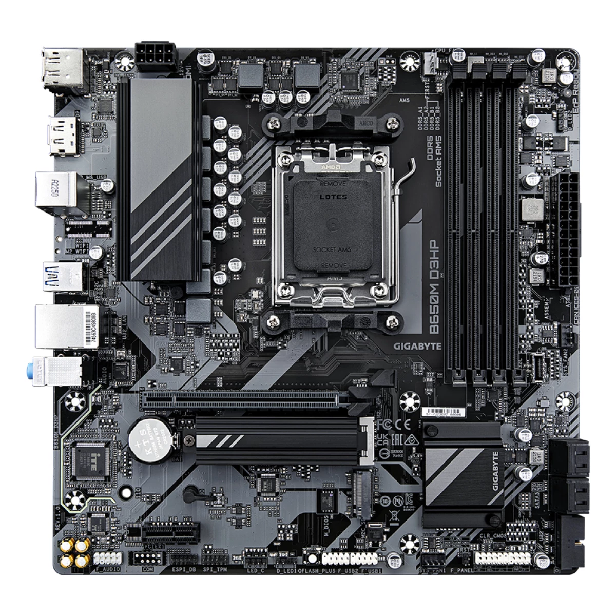 Galery – Gigabyte B650M D3HP motherboard AMD B650 Ranhura AM5 micro ATX0