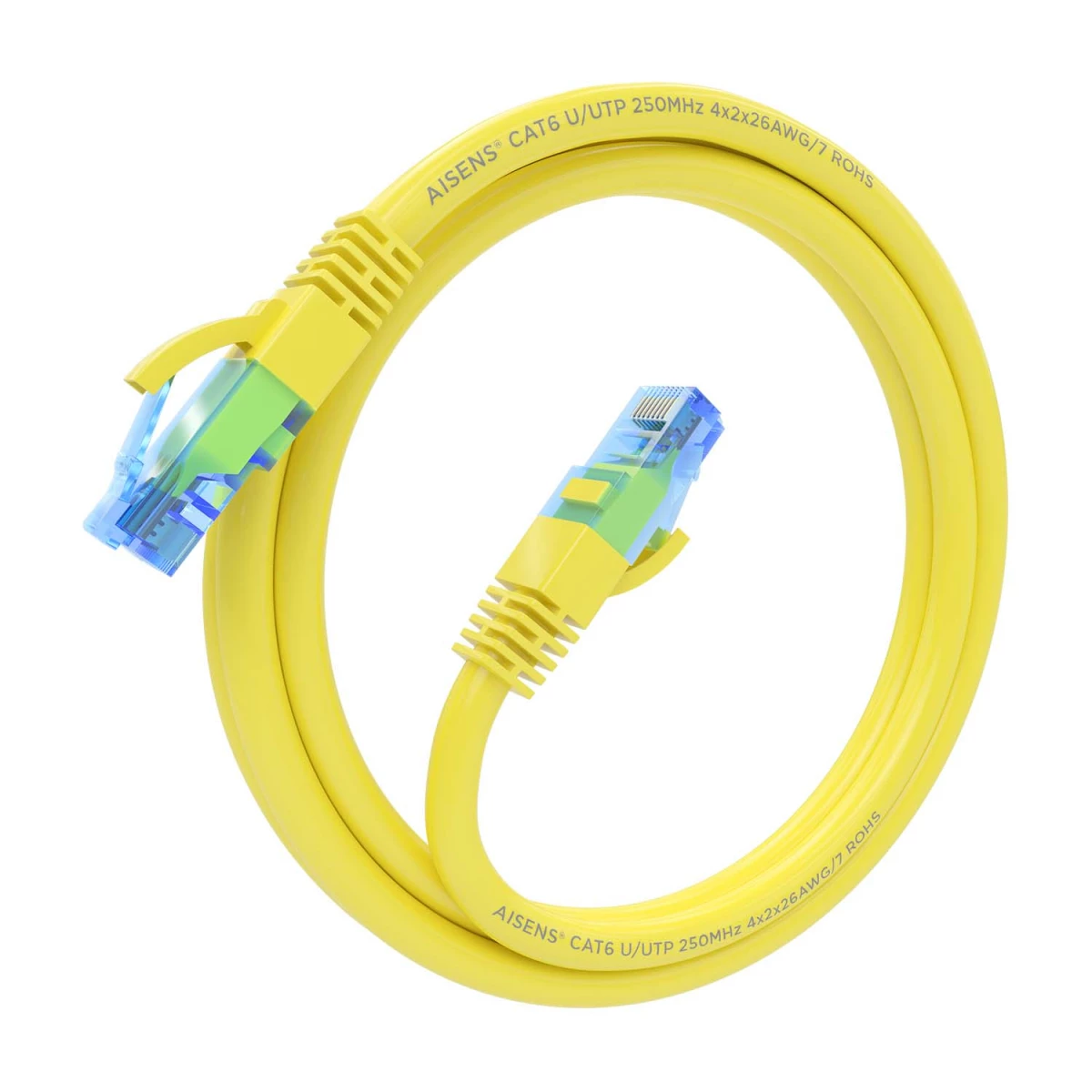 Galery – AISENS A135-0834 cabo de rede Amarelo 1,5 m Cat6 U/UTP (UTP)0