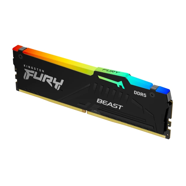 Thumbnail-Kingston Technology FURY Beast RGB módulo de memória 32 GB 1 x 32 GB DDR5 ECC