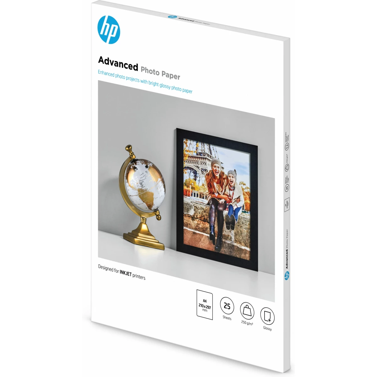 Galery – HP Papel de Fotografia Advanced Brilhante, 250 g/m2, A4 (210 x 297 mm), 25 folhas0