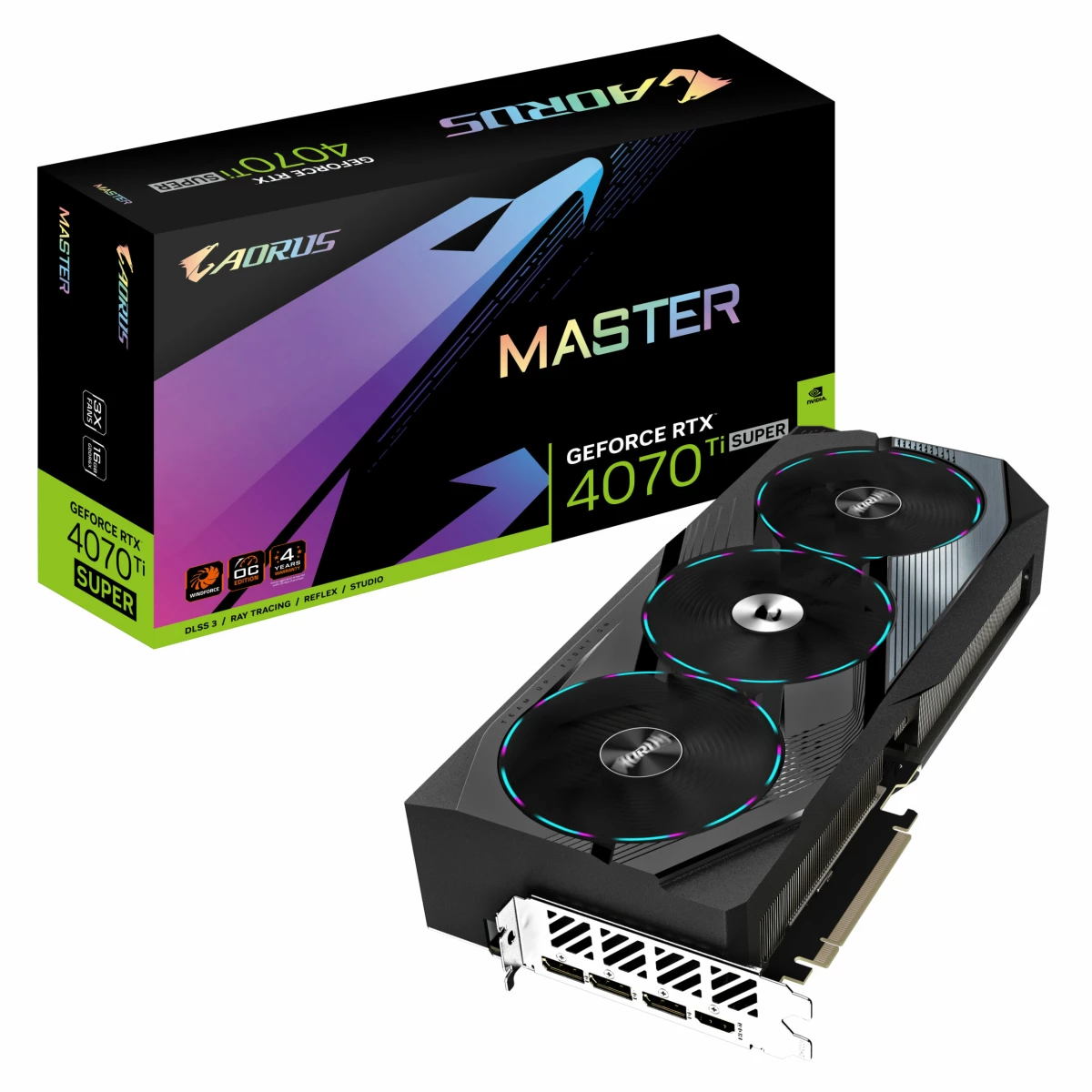 Thumbnail-Gigabyte AORUS GeForce RTX 4070 Ti SUPER MASTER 16G NVIDIA 16 GB GDDR6X