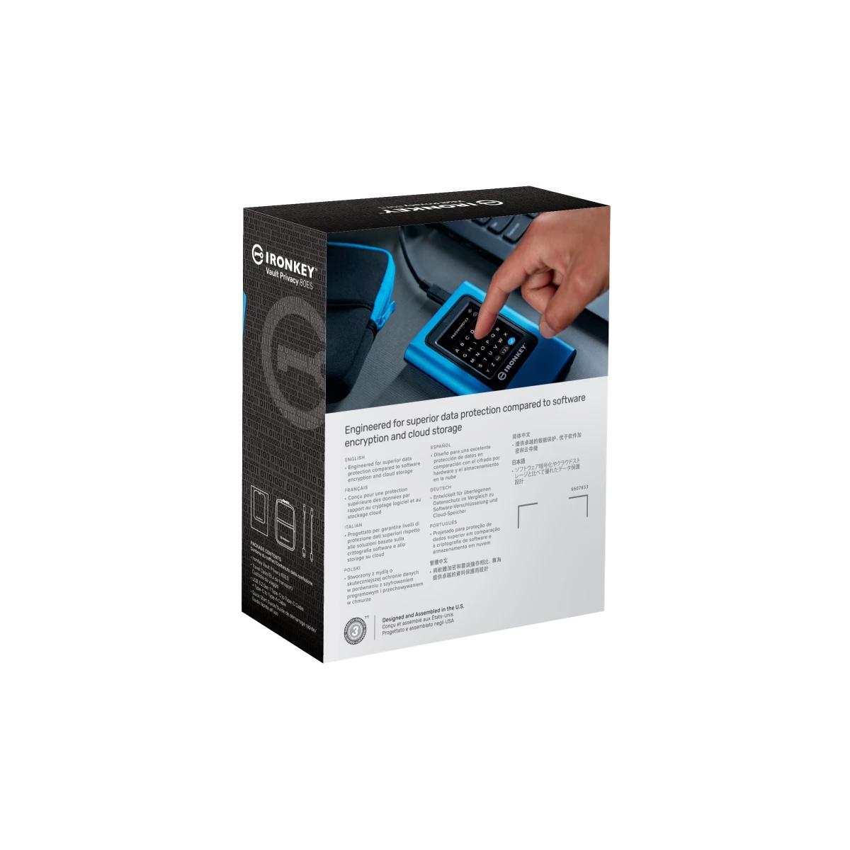 Galery – Kingston Technology IronKey Vault Privacy 80 7,68 TB Azul0