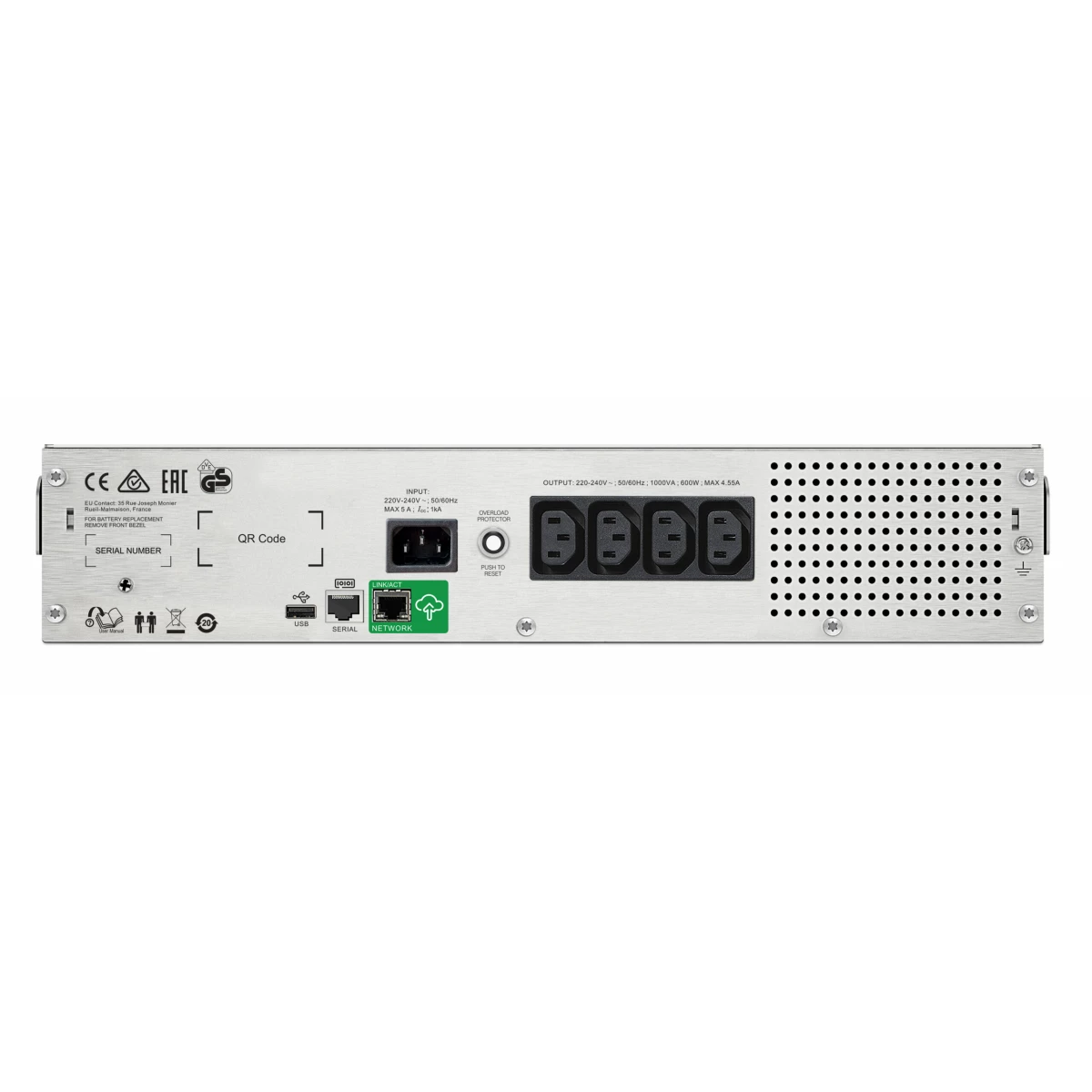 Galery – APC SMC1500I-2UC UPS Linha interativa 1,5 kVA 900 W 4 tomada(s) CA0