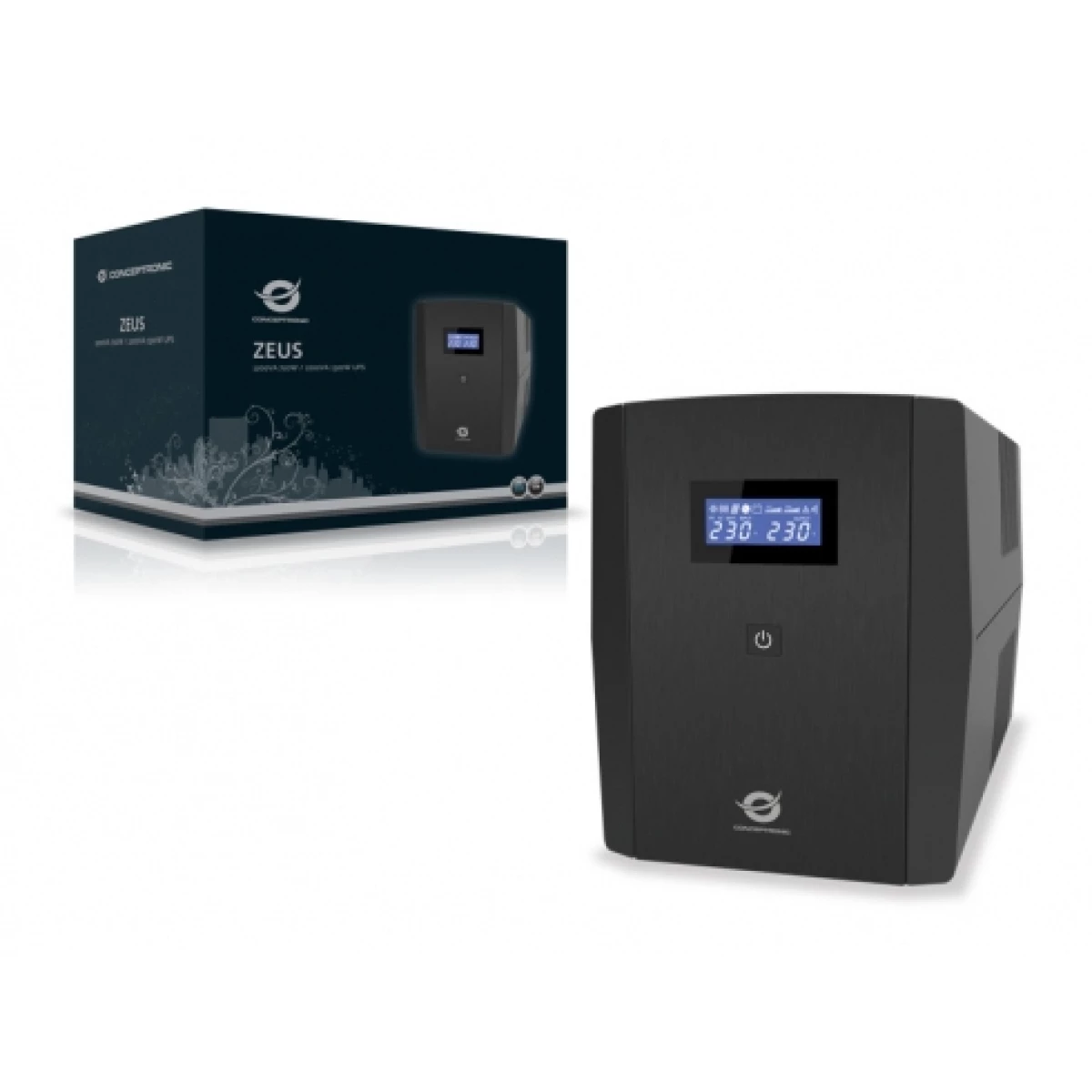 Galery – Conceptronic ZEUS03E UPS Linha interativa 1,2 kVA 720 W 6 tomada(s) CA0