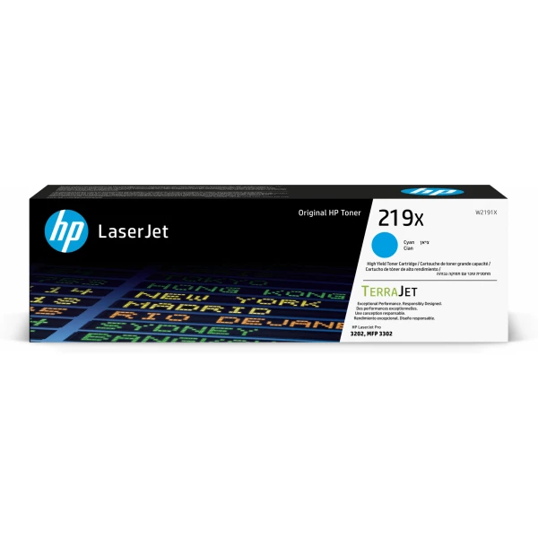 Thumbnail-HP 219X High Yield Cyan Original LaserJet Cartridge toner 1 unidade(s) Ciano