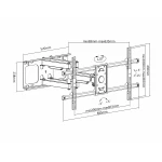 Galery – Equip 650324 suporte para TV 2,29 m (90″) Preto0