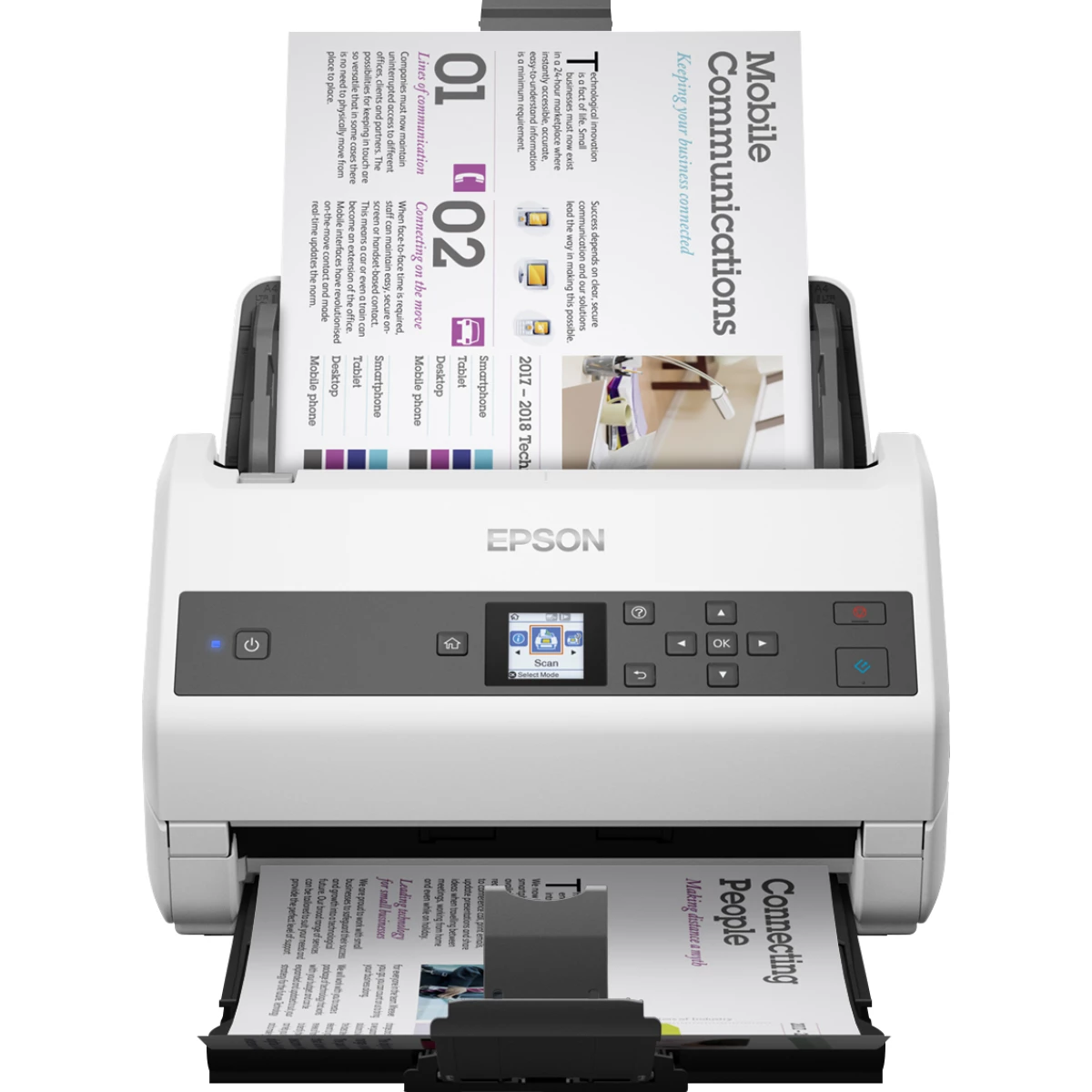 Galery – Epson WorkForce DS-870 Scanner com alimentação por folhas 600 x 600 DPI A4 Cinzento, Branco0