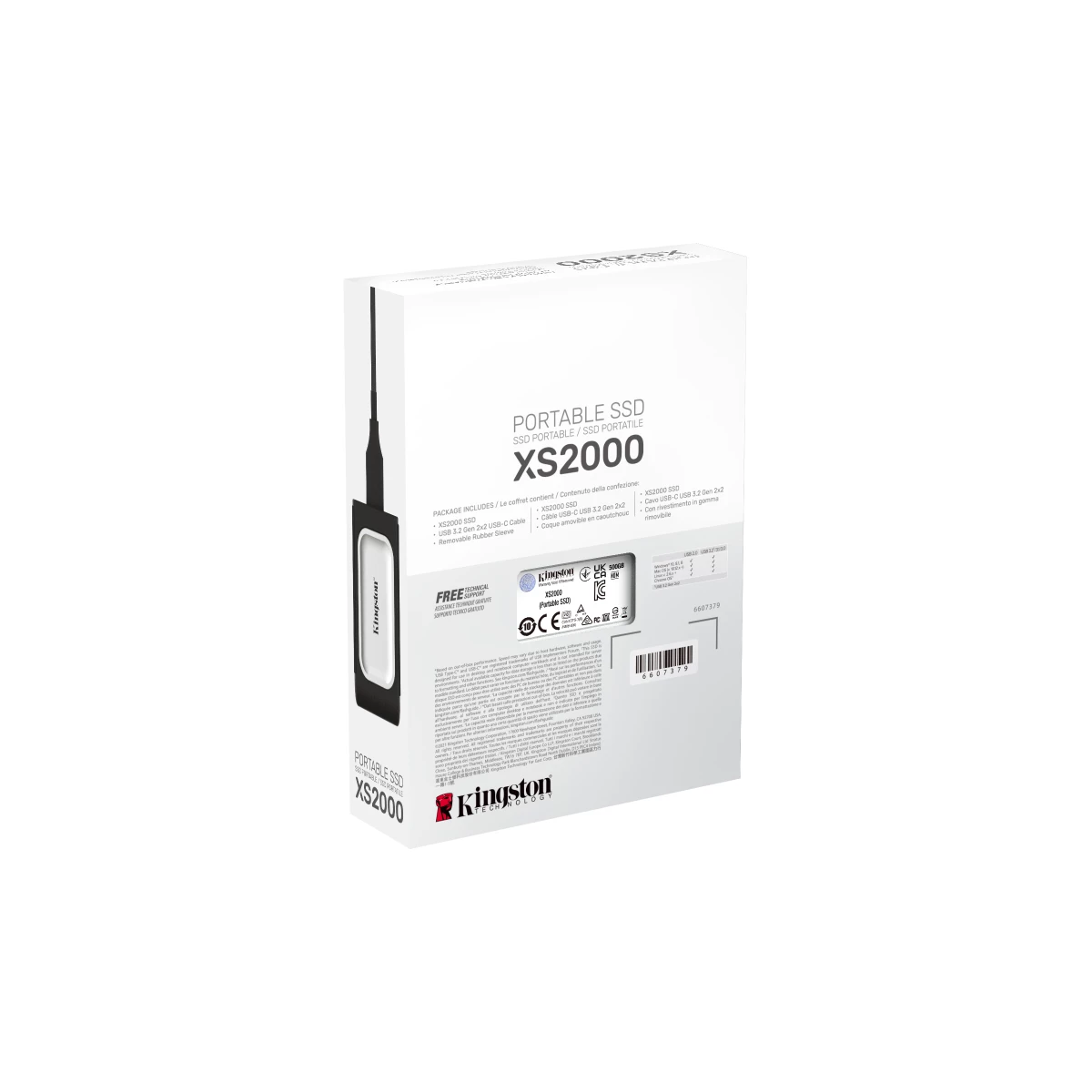 Galery – Kingston Technology XS2000 500 GB Preto, Prateado0