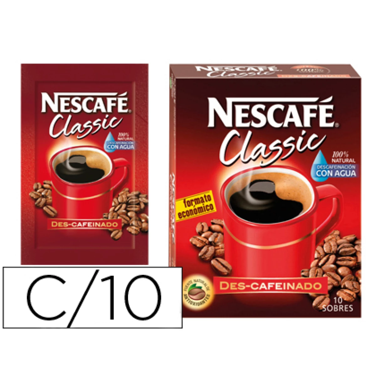 Thumbnail-Cafe nescafe descafeinado monodosis caixa de 10 unidades