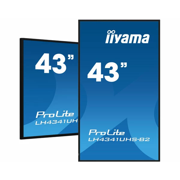 Thumbnail-iiyama LH4341UHS-B2 ecrã de sinalização 108 cm (42.5″) LCD 500 cd/m² 4K Ultra HD Processador built-in Android 8.0 18/7