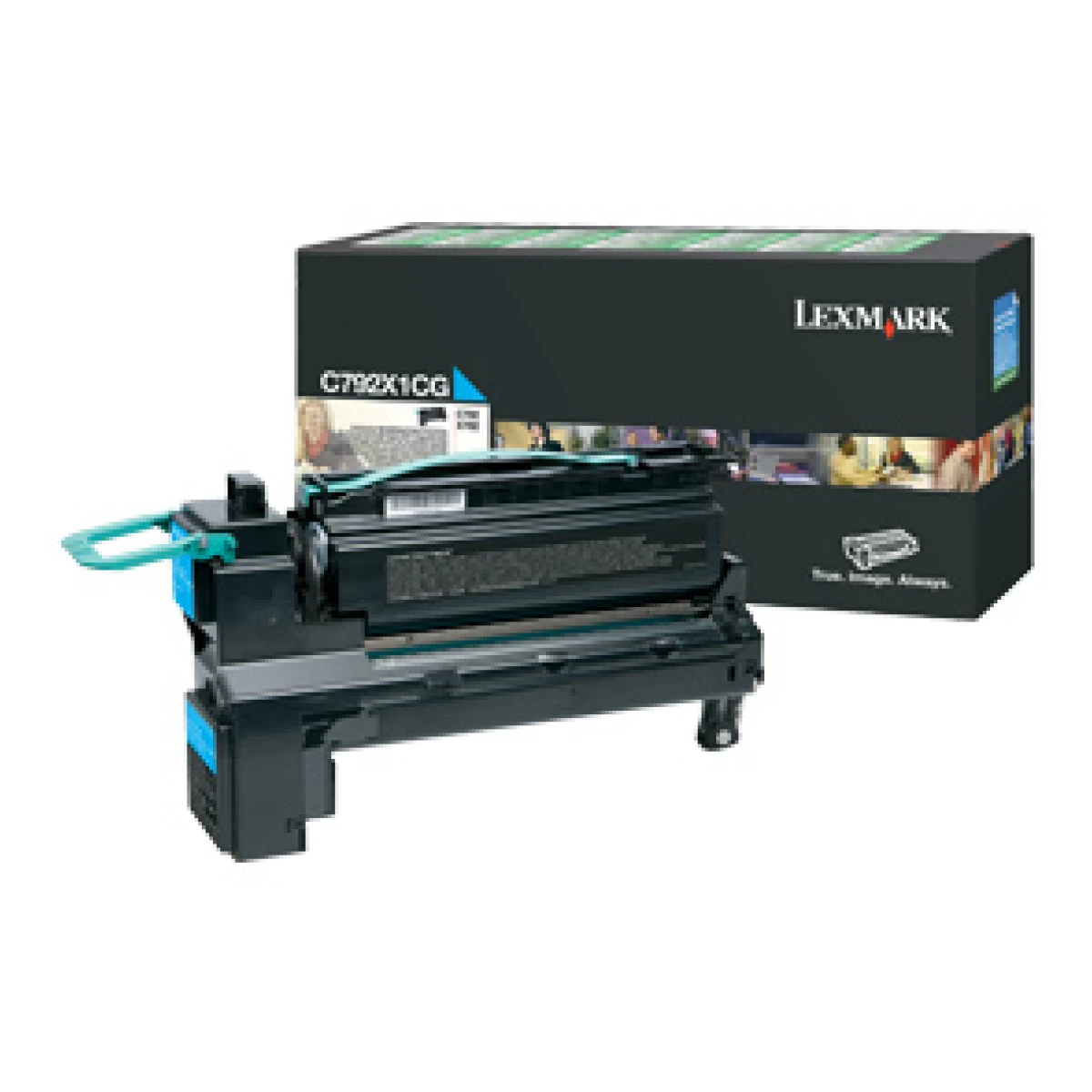 Thumbnail-Lexmark C792X1CG toner 1 unidade(s) Original Ciano