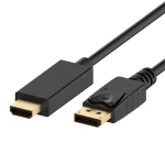 Thumbnail-Ewent EC1431 adaptador de cabo de vídeo 1,8 m DisplayPort HDMI Type A (Standard) Preto