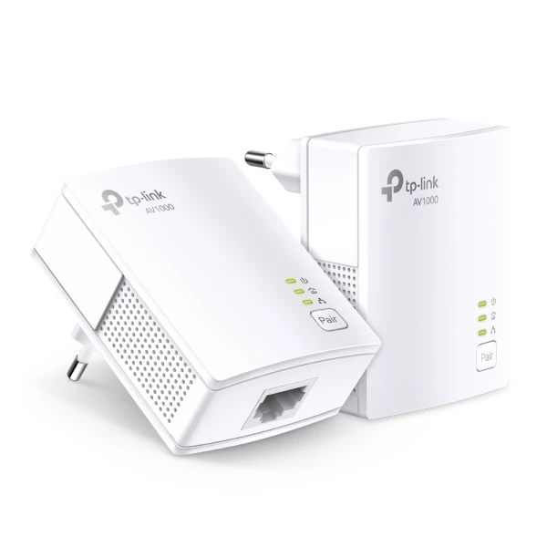 Thumbnail-TP-Link TL-PA7017 KIT adaptador de rede PowerLine 1000 Mbit/s Ethernet LAN Branco 2 unidade(s)