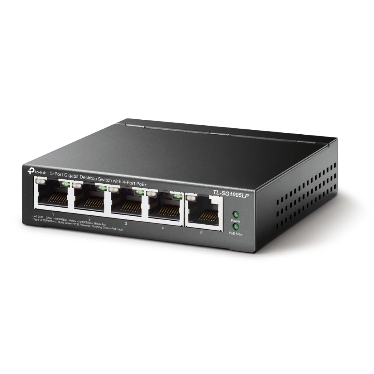 Galery – TP-Link TL-SG1005LP switch de rede Não-gerido Gigabit Ethernet (10/100/1000) Power over Ethernet (PoE) Preto0