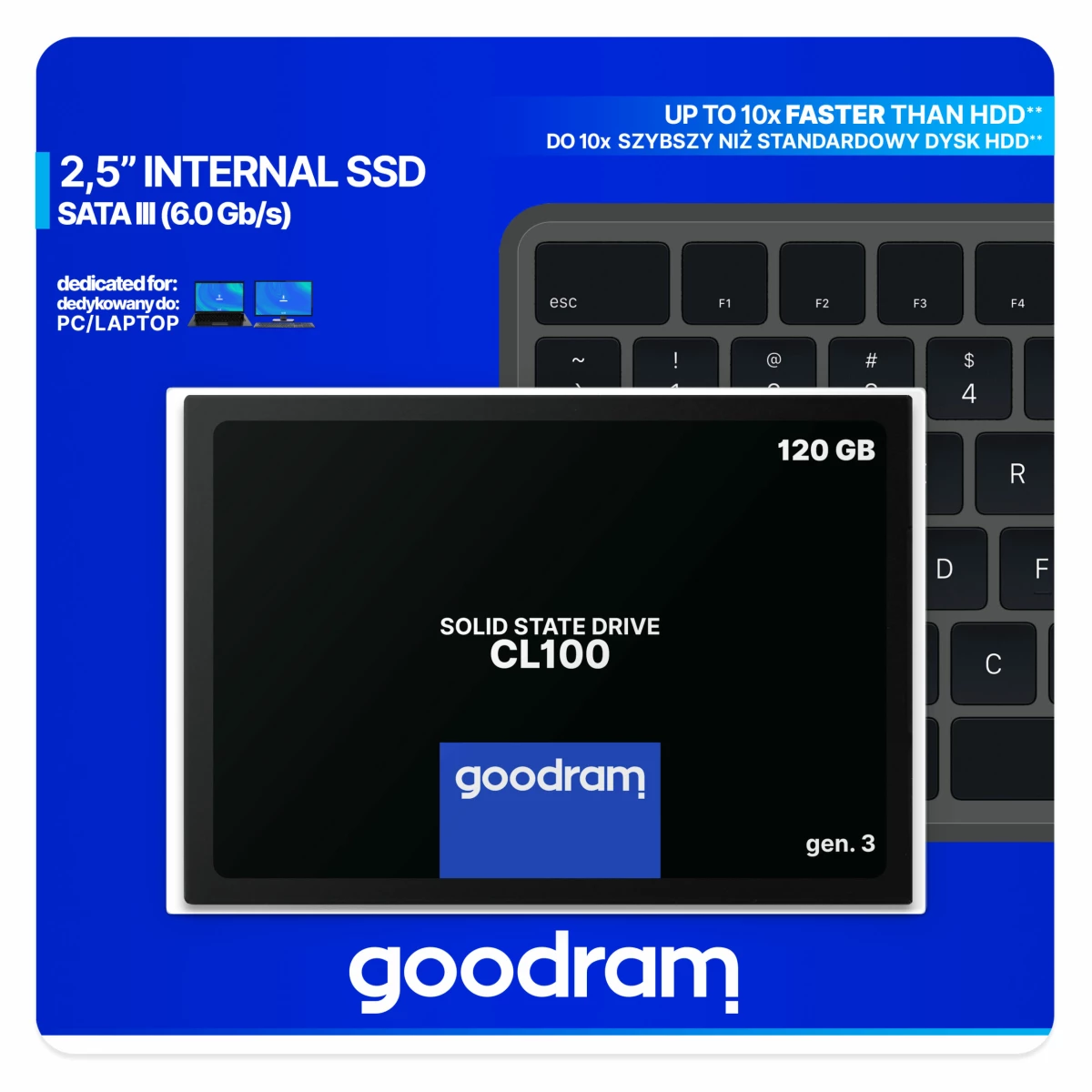 Galery – Goodram CL100 gen.3 2.5″ 120 GB Serial ATA III 3D NAND0