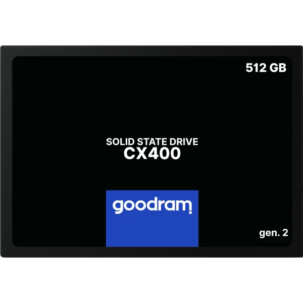 Thumbnail-Goodram CX400 gen.2 2.5″ 512 GB Serial ATA III 3D TLC NAND