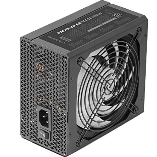 Thumbnail-Fonte Alim. TACENS RADIX VII AG 600W FULL MODULAR PSU, 80PLUS SILVER, APFC  140MM AI-RPM FAN