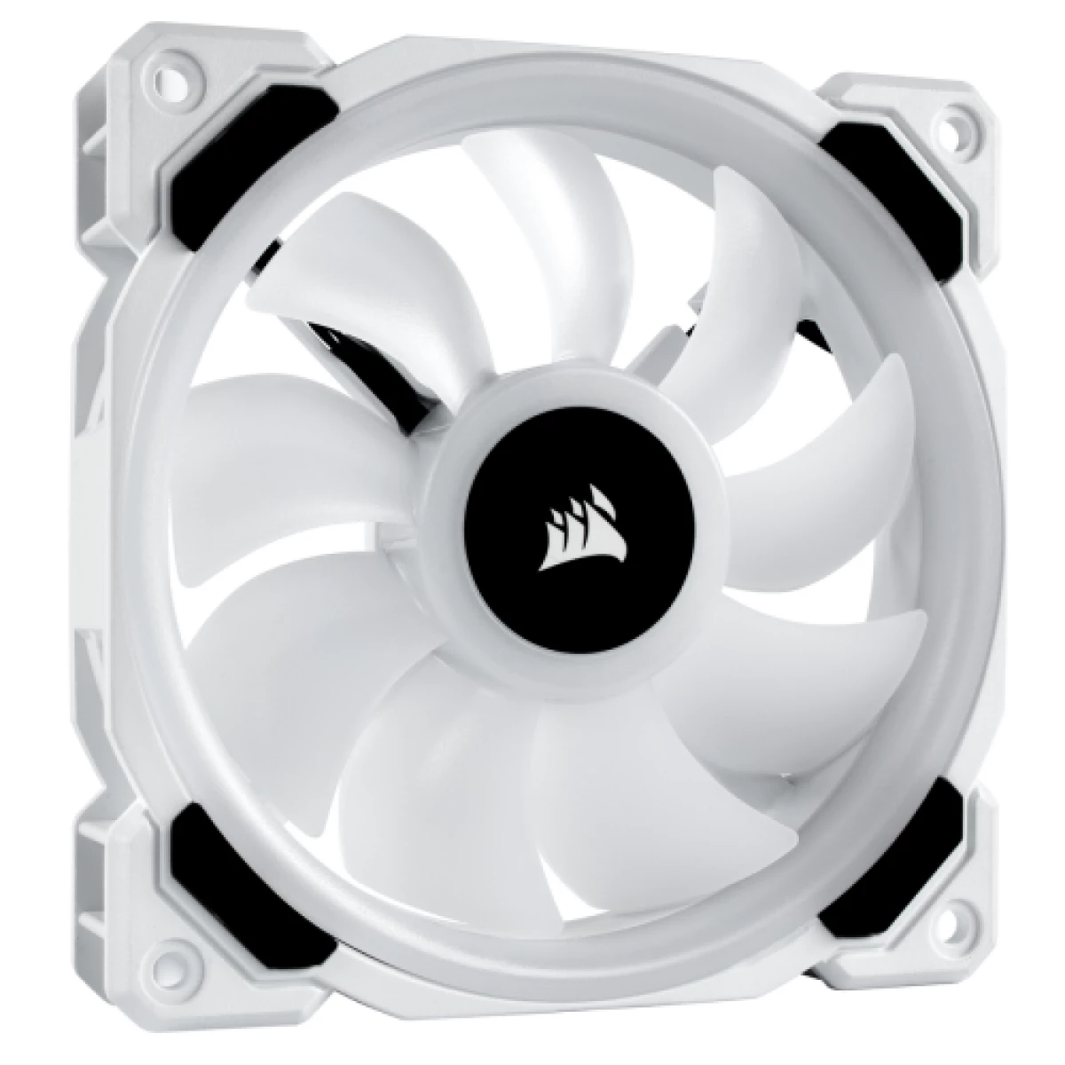 Galery – LL Series, LL120 RGB White, 120MM Dual Light LOOP RGB LED PWM FAN, 3 FAN PACK WI 0