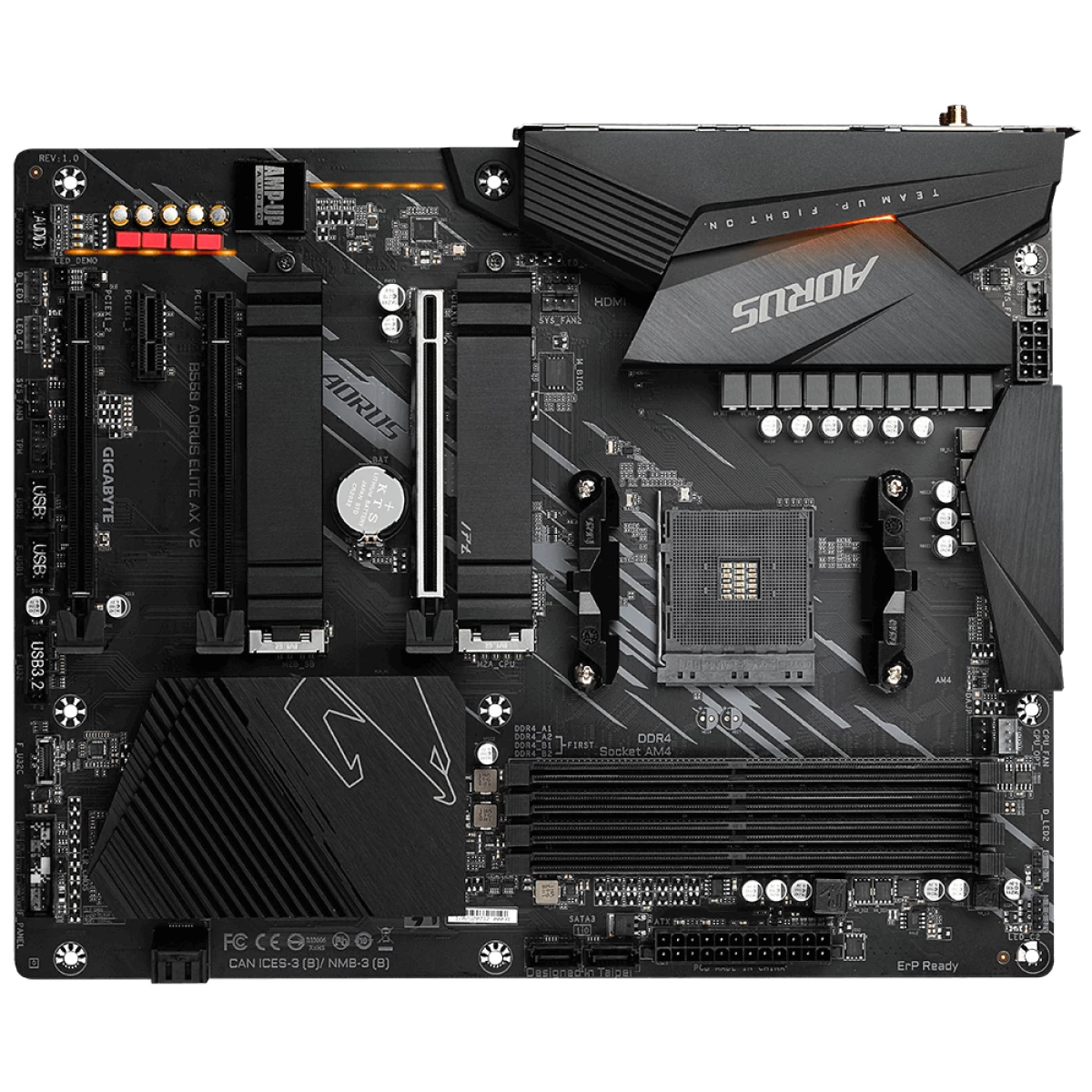 Galery – Gigabyte B550 AORUS ELITE AX V2 motherboard AMD B550 Socket AM4 ATX0