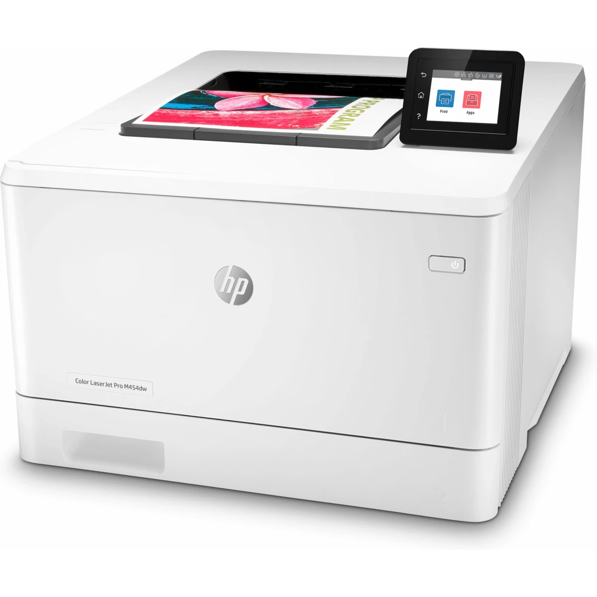 Galery – HP Color LaserJet Pro Impressora M454dw, Impressão, Impressão via USB frontal; Impressão frente e verso0