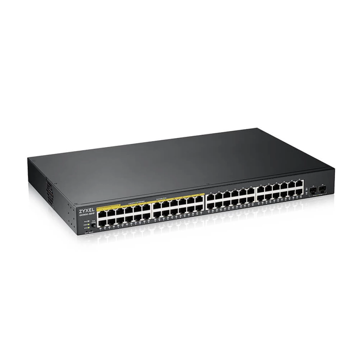 Galery – Zyxel GS1900-48HPv2 Gerido L2 Gigabit Ethernet (10/100/1000) Power over Ethernet (PoE) Preto0