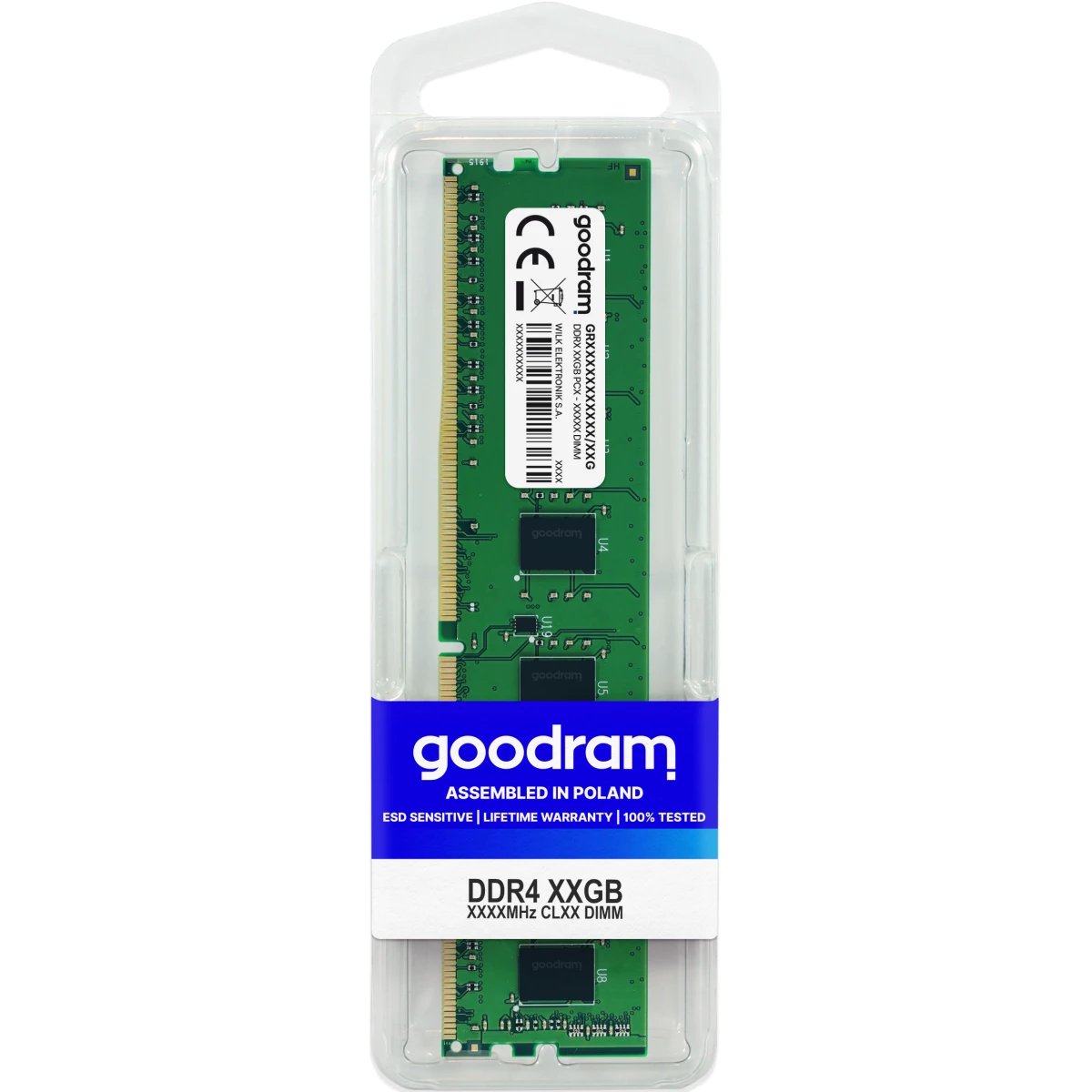 Thumbnail-Goodram GR2666D464L19/16G módulo de memória 16 GB 1 x 16 GB DDR4 2666 MHz