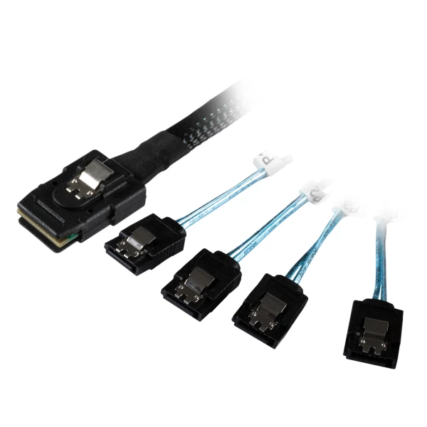 Thumbnail-UNYKAch 53159 cabo Serial Attached SCSI (SAS) 0,5 m 12 Gbit/s Preto, Azul