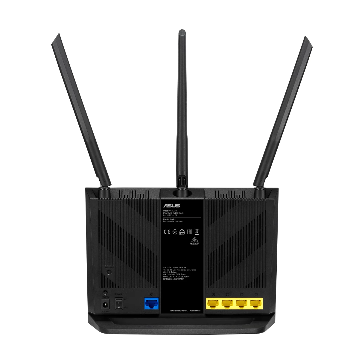 Galery – ASUS 4G-AX56 router sem fios Gigabit Ethernet Dual-band (2,4 GHz / 5 GHz) Preto0