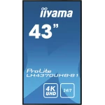 Thumbnail-iiyama LH4370UHB-B1 ecrã de sinalização Plasma digital 108 cm (42.5″) VA 700 cd/m² 4K Ultra HD Preto Processador built-in Android 9.0 24/7