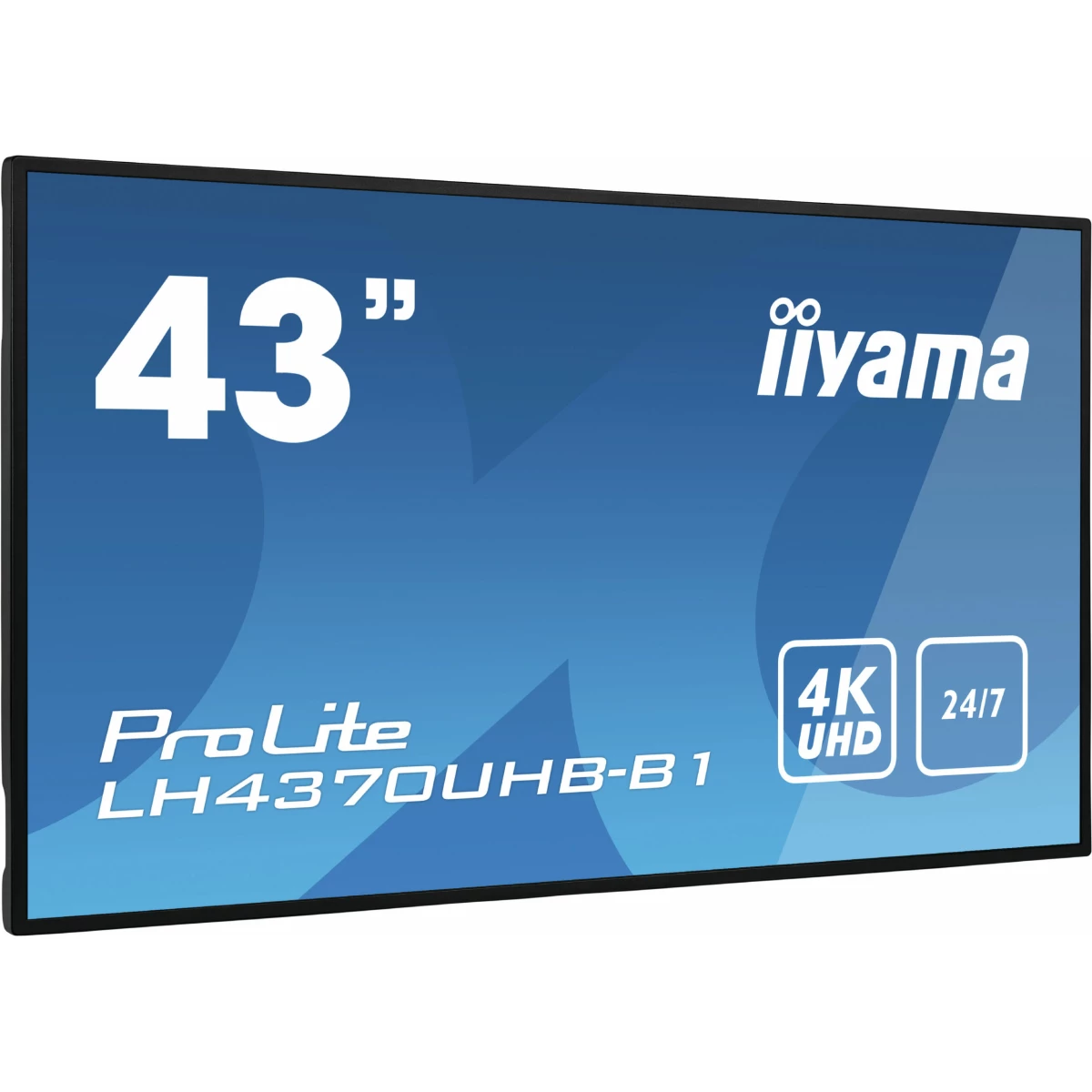 Galery – iiyama LH4370UHB-B1 ecrã de sinalização Plasma digital 108 cm (42.5″) VA 700 cd/m² 4K Ultra HD Preto Processador built-in Android 9.0 24/70